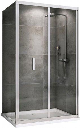 Душевой уголок Abber Sonnenstrand 90x80 AG07090-S80 профиль Хром стекло прозрачное 