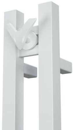 Полотенцесушитель электрический (I-образный) Bauedge Stella Square DB-0084, 13x80 см 