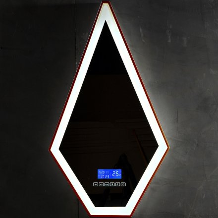 Зеркало Abber Stein 45 AS6611BR с подсветкой с многофункциональной панелью 