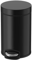 Ведро для мусора WeltWasser Erfie BL 5L педальное 10000000896 Черное