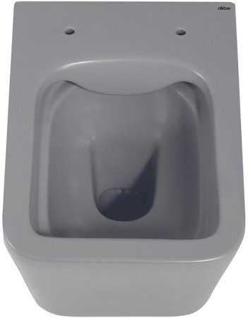 Унитаз Abber Rechteck AC1201MG подвесной Серый матовый с сиденьем Микролифт 