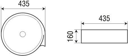 Раковина-чаша WeltWasser Elbach 3261 43 10000004570 Белый глянец 