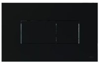 Кнопка смыва OLI Karisma 641015 черный soft touch
