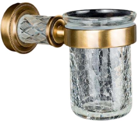 Стакан для зубных щеток Boheme Murano Cristal 10904-CRST-BR Бронза 