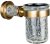 Стакан для зубных щеток Boheme Murano Cristal 10904-CRST-BR Бронза 