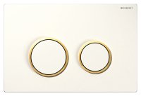 Кнопка смыва Geberit Sigma 20 115.778.KK.1 белая с золотом