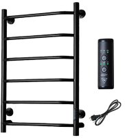 Полотенцесушитель электрический (лесенка) Тругор Пэк сп 6 80х50 см, черный