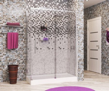 Душевая дверь WasserKRAFT Dinkel 58R31 140х200 см 