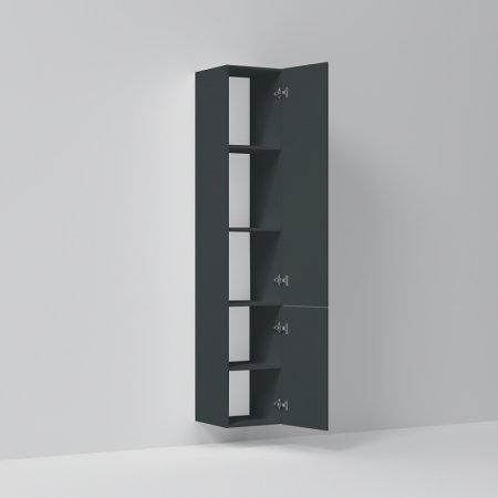 Шкаф пенал AM.PM Gem 30 R M90CHR0306GM подвесной Графит матовый 