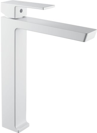 Смеситель для раковины высокий Rose R18C R1811C-1, белый 