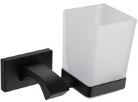 Стакан для зубных щеток Gappo G0706-6 Черный матовый