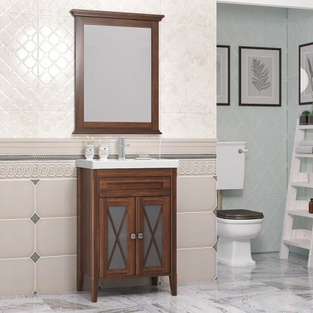 Зеркало Opadiris Палермо 60 00-00006725 Светлый орех 