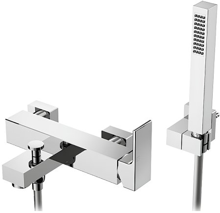 Смеситель для ванны Gattoni Kubik 2500/25C0 Хром 