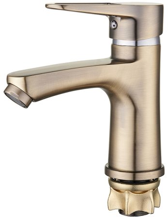 Смеситель для раковины G-Lauf NUD1-A045KT Бронза 