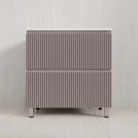 Тумба Style Line Марокко 80 напольная, с раковиной  СОУЛ 800*480 антрацит, тауп темный