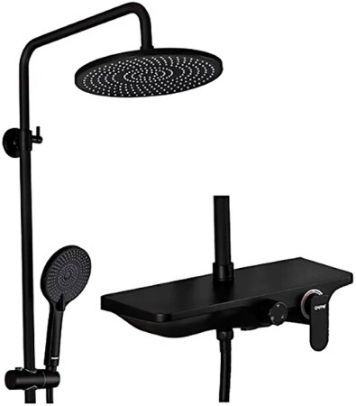 Душевая система Gappo G2495-5 Черная матовая 