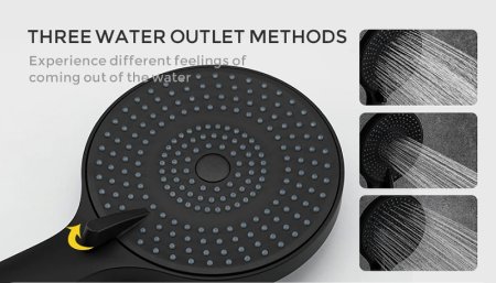 Душевая система Gappo G2495-5 Черная матовая 