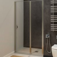 Душевая дверь Allen Brau Priority 100 3.31005.BA профиль Серебро брашированное стекло прозрачное Душевая дверь Allen Brau Priority 100 3.31005.BA профиль Серебро брашированное стекло прозрачное