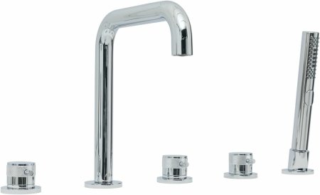 Смеситель на борт ванны Allen Brau Priority 5.31007-00 Хром 