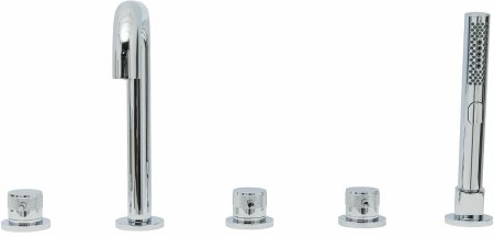 Смеситель на борт ванны Allen Brau Priority 5.31007-00 Хром 