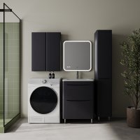 Колонна универсальная STYLE LINE "Бергамо" с корзиной, Люкс Плюс антискрейтч графит