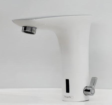 Смеситель для раковины Hansgrohe PuraVida 15170400 Белый Хром 