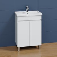 Тумба Санта Марс 60 напольная с раковиной Фостер 60