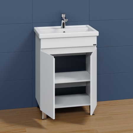 Тумба Санта Марс 60 напольная с раковиной Фостер 60 