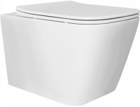 Подвесной безободковый унитаз с сиденьем микролифт Rea Raul REA-C9660