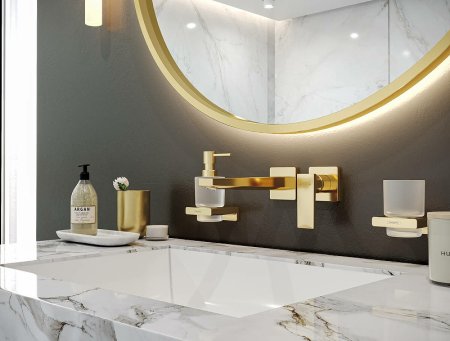 Смеситель для раковины Hansgrohe Metropol 32526340 Шлифованный черный хром 