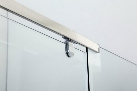 Душевой уголок Black&White Stellar Wind S301 90х90 3019090 профиль Серебристый хром стекло прозрачное 