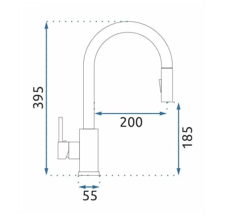 Смеситель для кухни Rea Fresh REA-B9148 