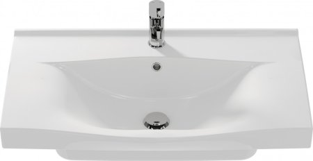 Тумба с раковиной Onika Стрим 80.12 белая 