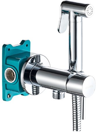 Гигиенический душ со смесителем ALMAes Benito AL-859-01 Хром 