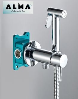 Гигиенический душ со смесителем ALMAes Benito AL-859-01 Хром 