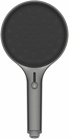 Комплект верхнего и ручного душа Vincea Inspire VSHH-3I2AHGM Вороненая сталь 