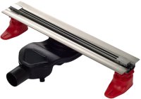 Душевой лоток Berges Super Slim 500 090178 с решеткой Хром матовый