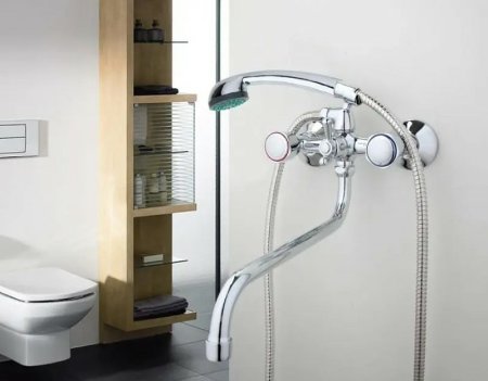 Смеситель для ванны Frap H09 F2209 универсальный Хром 