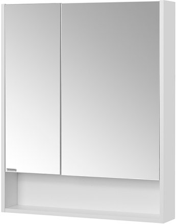 Зеркальный шкаф Aquaton Сканди 70 1A252202SD010 Белый 