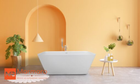 Ванна из литьевого мрамора Marmaro Милано 170х75 см. 