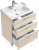Тумба под раковину Aquaton Леон 65 Н 1A194601LBPR0 Дуб бежевый 