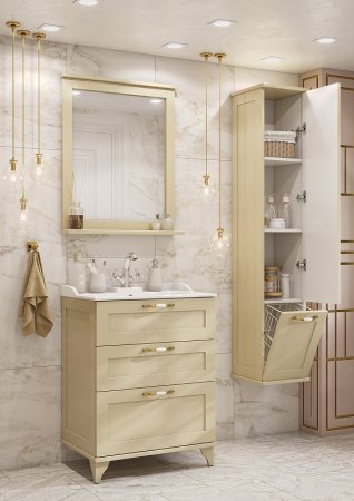 Тумба под раковину Aquaton Леон 65 Н 1A194601LBPR0 Дуб бежевый 