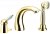 Смеситель на борт ванны Fiore Imperiale 83OO5105 Золото 