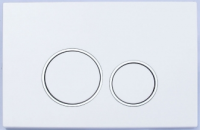 Кнопка смыва Boheme 661 белый / хром