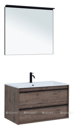 Мебель для ванной Aquanet Lino 90 Дуб Веллингтон 