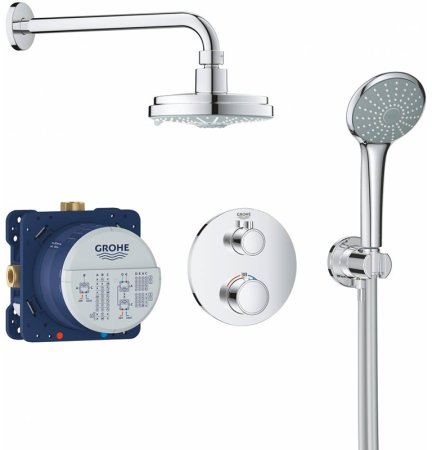 Душевая система Grohe Grohtherm 34735000 с термостатом Хром 