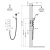 Душевой комплект Timo Petruma SX-5169/00SM с внутренней частью, хром 