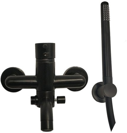 Смеситель для ванны Paini Cox 78PZ100 Черный матовый 