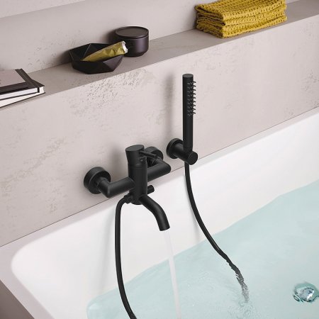 Смеситель для ванны Paini Cox 78PZ100 Черный матовый 