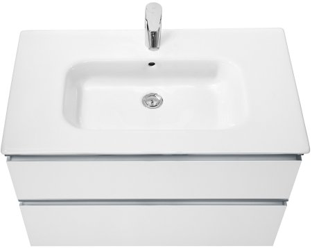 Тумба под раковину Roca The Gap 80 A857399806 подвесная Белый глянец 